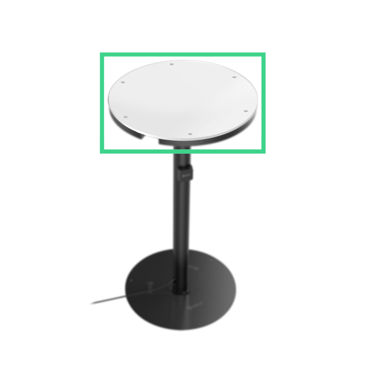 Plateau de table en acrylique pour CHAT LIGHT