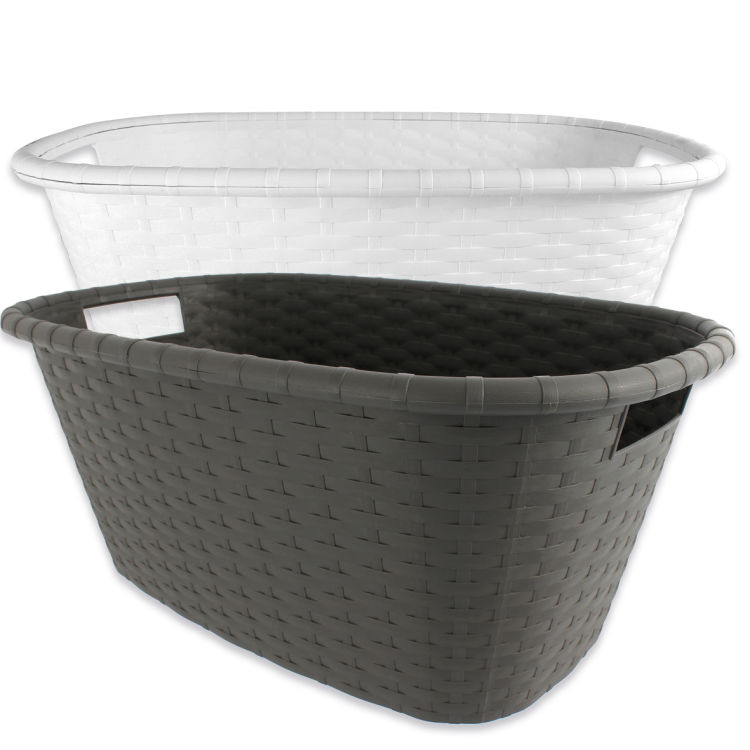 Wäschekorb Flechtoptik
