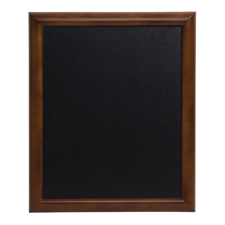 Ardoise murale Universal - finition marron foncé laqué - kit de fixation inclus