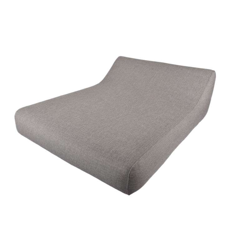 Chaise longue gonflable double Alcudia avec dossier bas