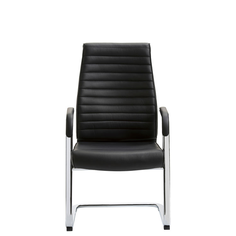 Schwingstuhl 2591, Echtleder, mit Armlehnen