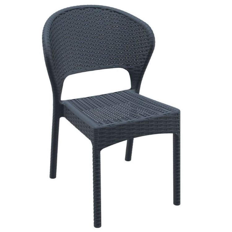 Porquerolles daytona chaise - gris fonce