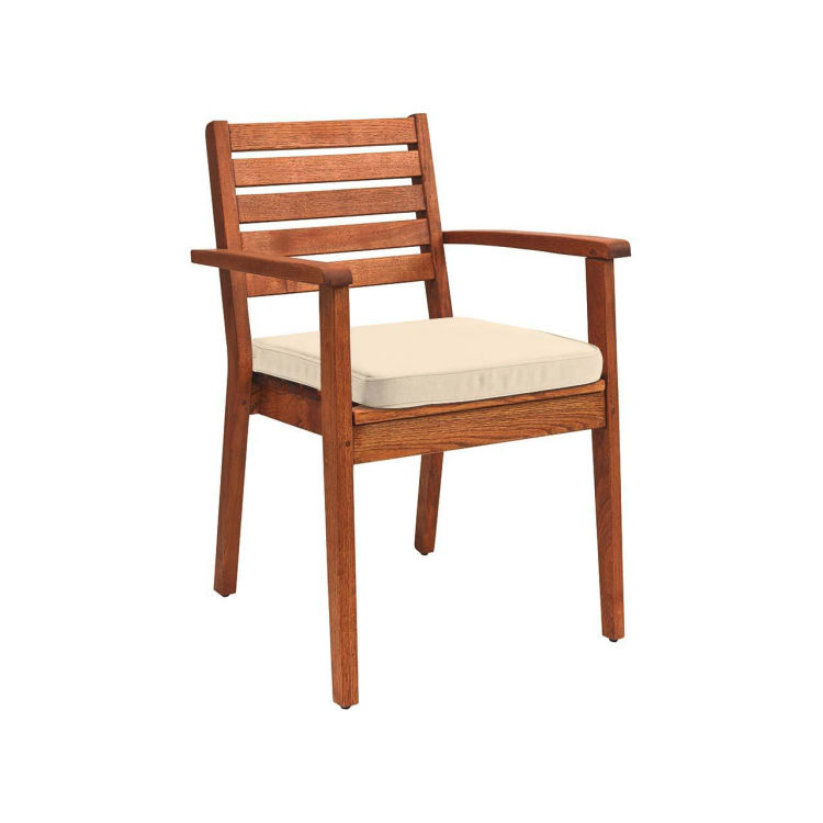 Auflage für Gartensessel 'Cavo' 47 x 46,5 x 6 cm, Bezug aus Polyester, blau