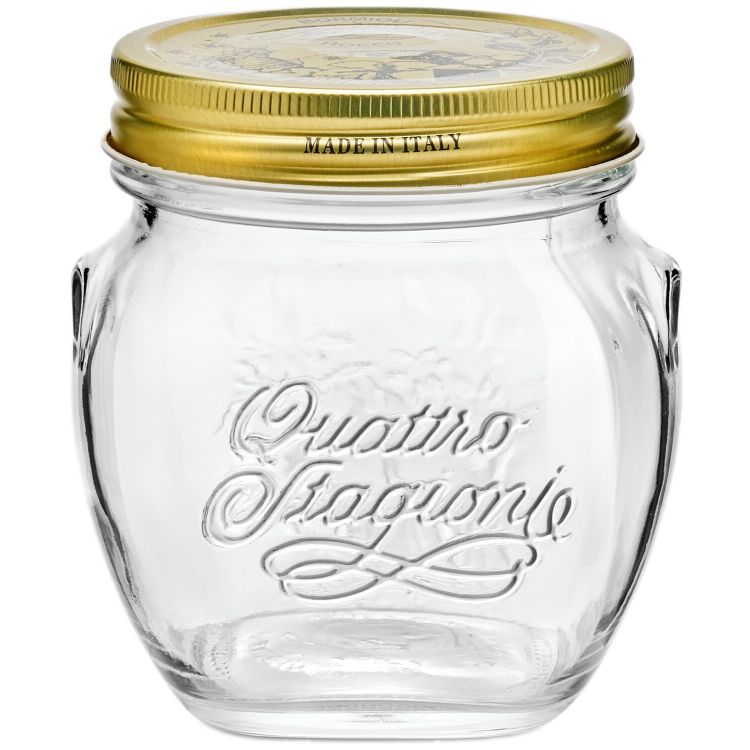 Vorratsglas Anfora, Quattro Stagioni, Schraubverschluss, Glas
