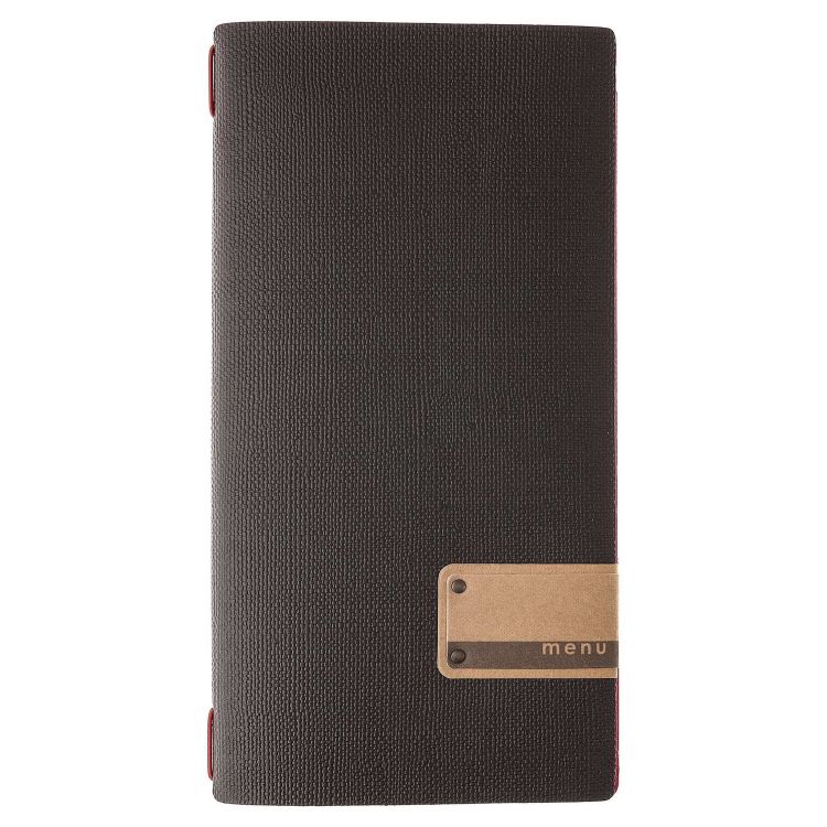 Porta Menu A4 SLIM - JUTA BICOLOR