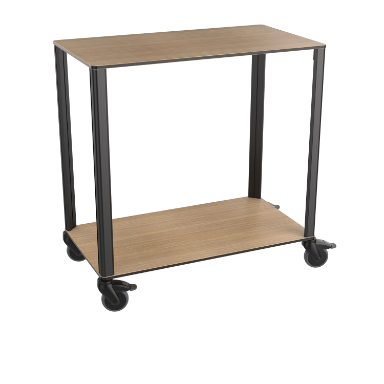 Eleganter Servierwagen, erweiterbar mit vielen Accessoires