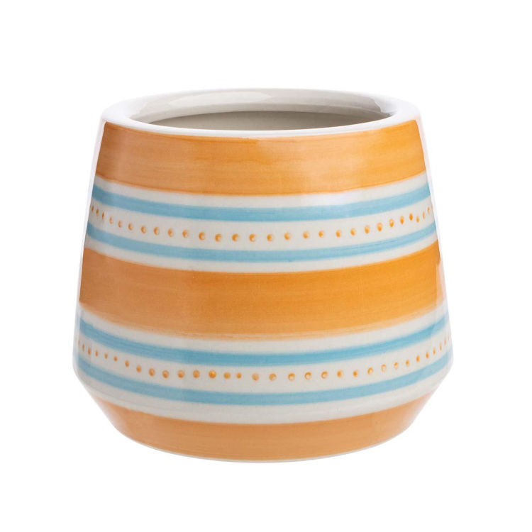 Blumentopf 'ORANGE AQUARELL'