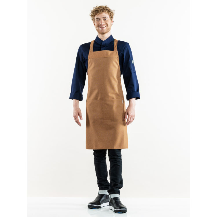 Latzschürze Cross Chestnut W7085