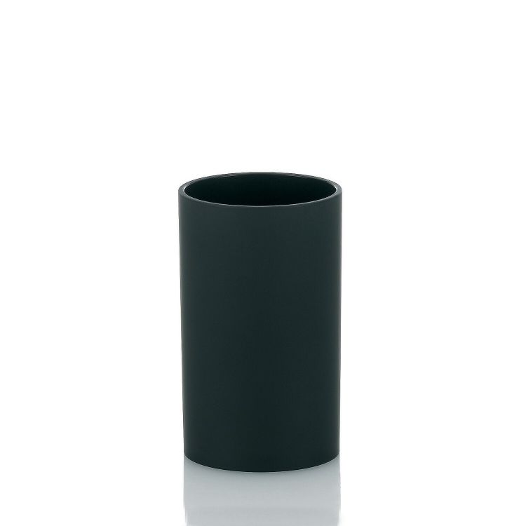 Becher Dark ABS-Kunststoff schwarz 11,5cmh 6,5cmØ