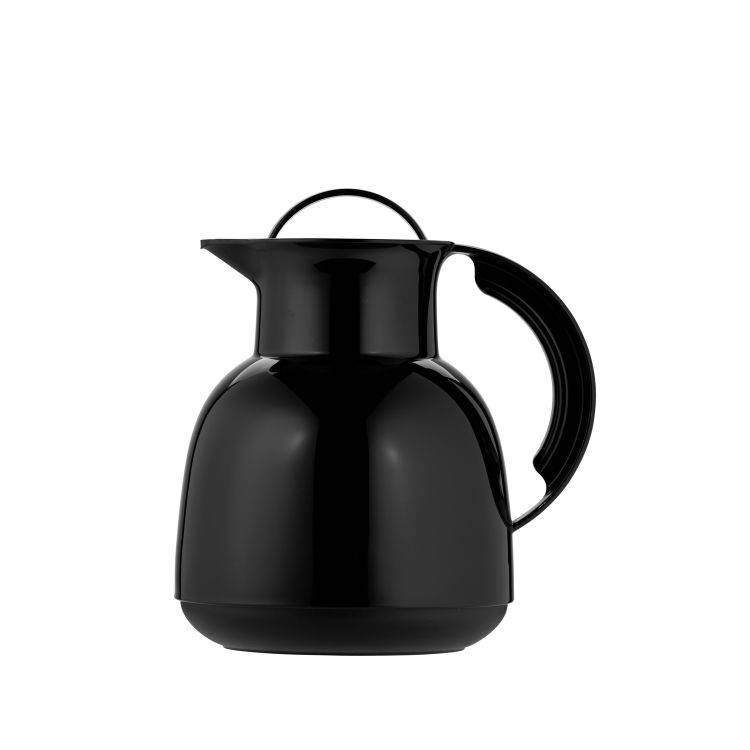 Isolierkanne 1,0 l schwarz-recycling