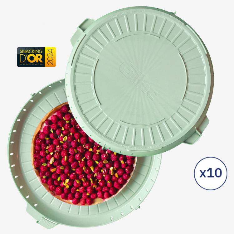 Boîte ronde réutilisable - lot de 10