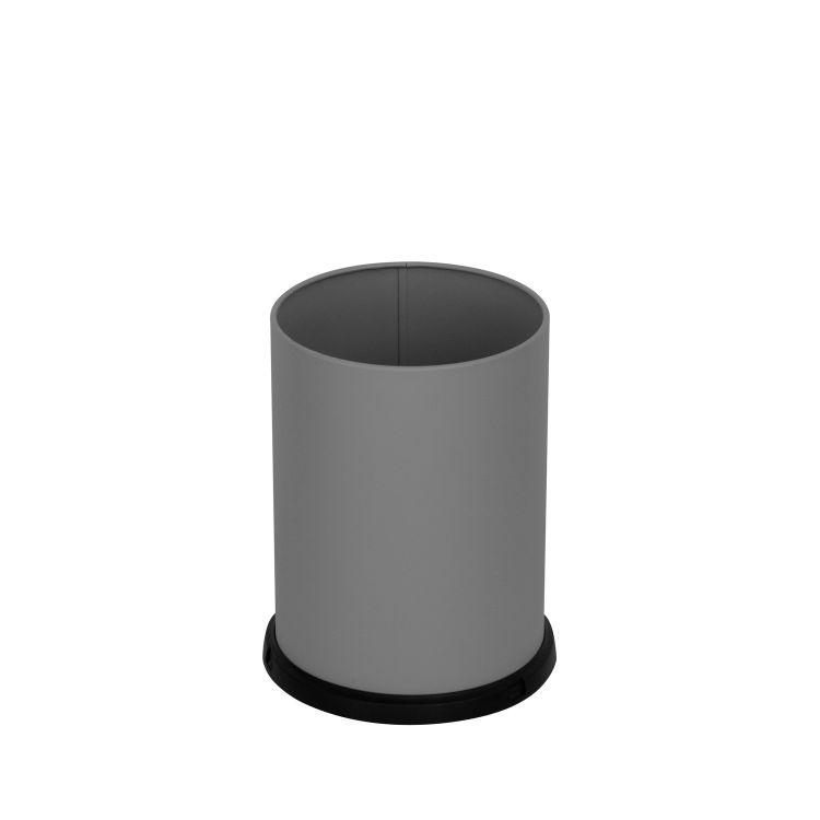 Stil Casa Abfallbehälter für den Innenbereich, Stahl lackiert, Bodenschutzrand aus Kunststoff