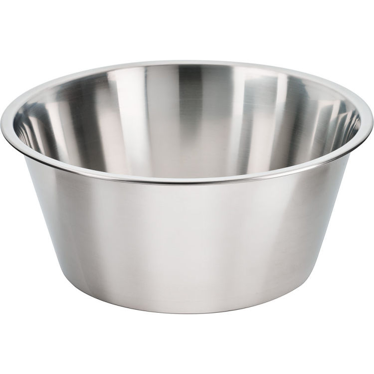 Bassine pâtissière en inox satiné