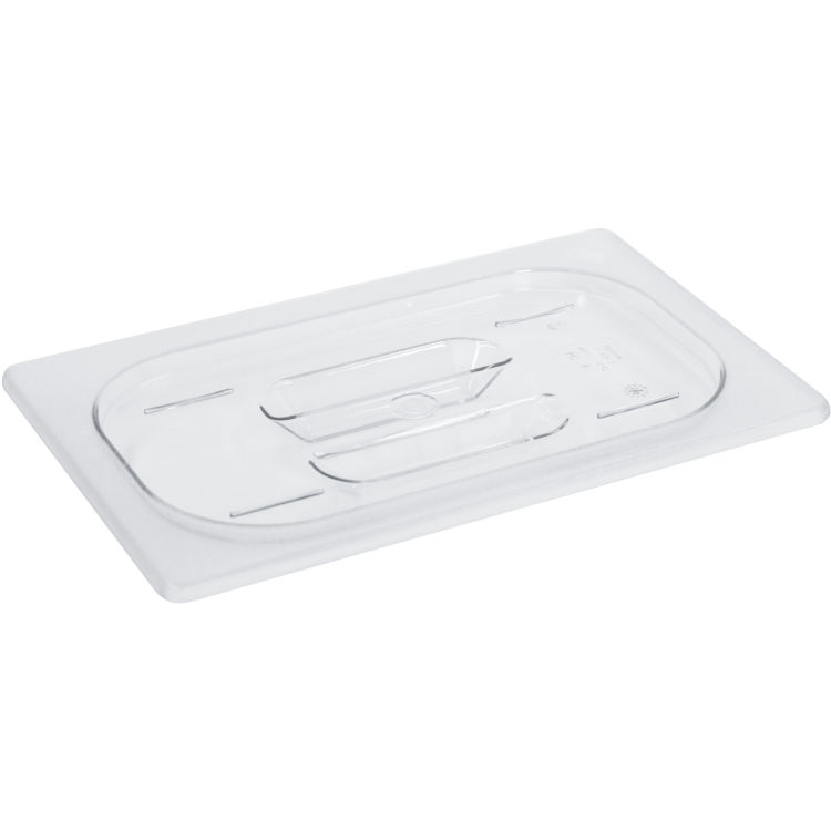 Couvercle pour bac GN 1/4 en polycarbonate