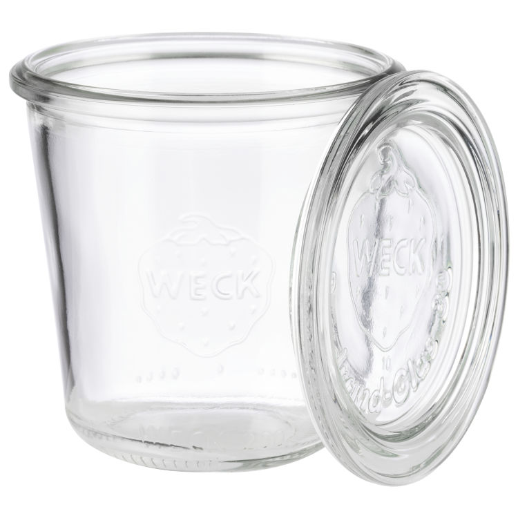 Weck-Glas Sturzform mit Deckel 6er Set Sturzform mit Deckel 6er Set