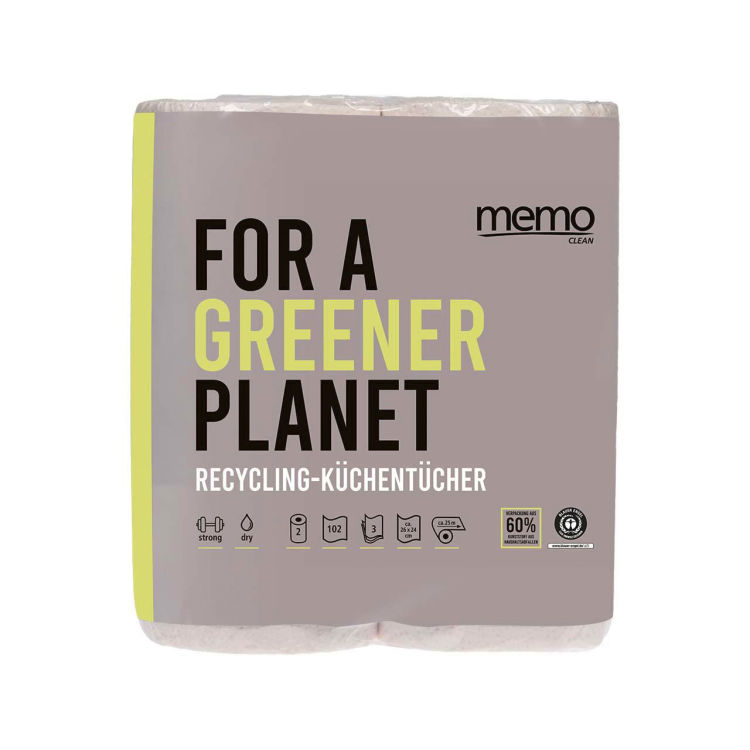 memo Küchenrollen 'Recycling Strong & Dry' 2 Stk.