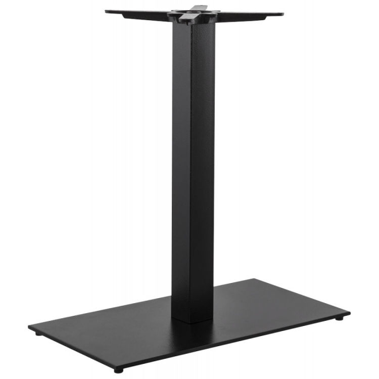 Tischbein NERO XL aus schwarzem Metall