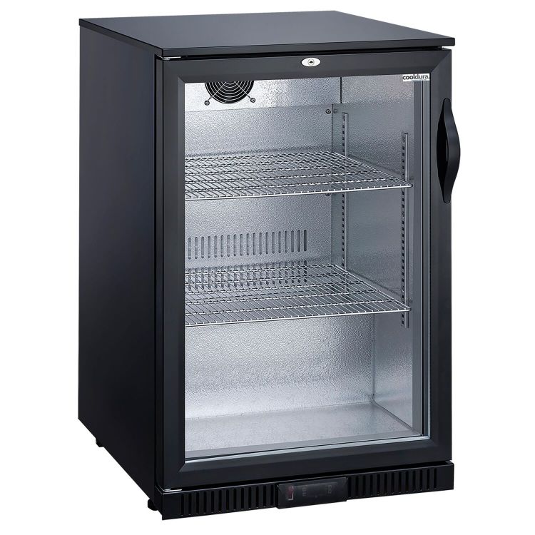 Bar-Kühlschrank mit Glastür - 128 Liter
