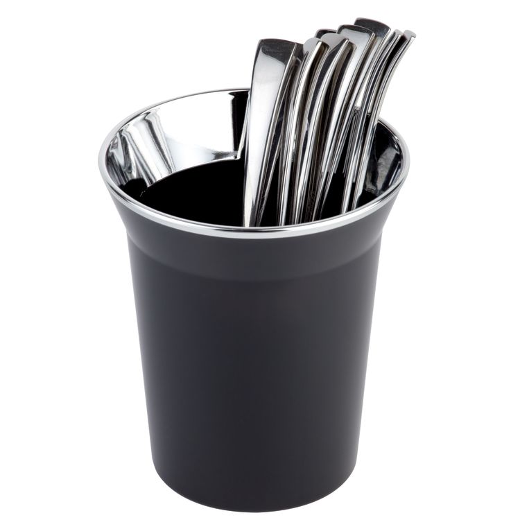 Tischreste- / Besteck Behälter TOP CHROM