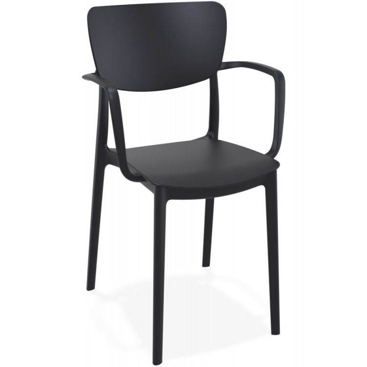 Stuhl GRANPA mit Armlehnen für Innen und Außenbereich