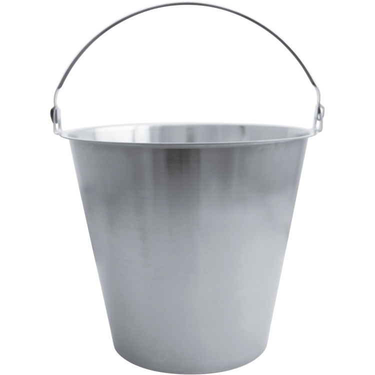 Edelstahleimer - 12 Liter