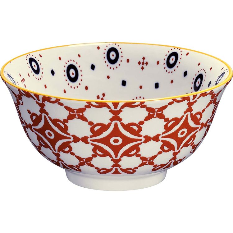 Schüssel 'Kachel' aus Porzellan