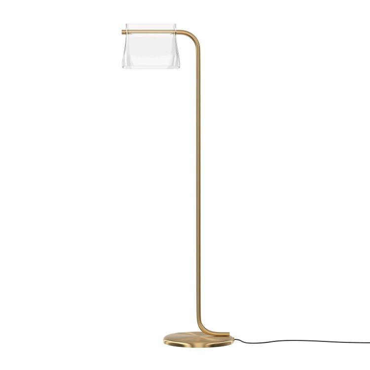 Maytoni Stehleuchte Cabaret Messing, aus Metall, LED, 850lm, 3000K