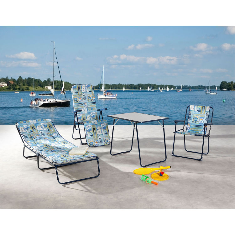 Camping-Tisch 60x80cm weiss