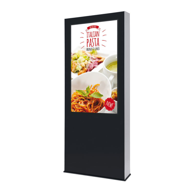 Digitale Outdoor Stele mit Bildschirm