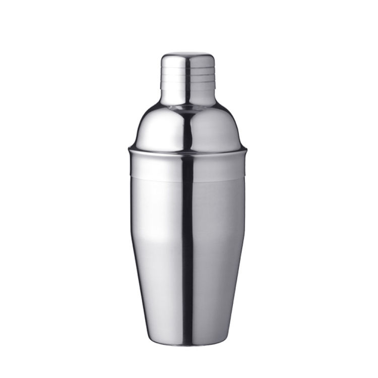 Shaker à cocktail 0,5 litre, acier inoxydable, poli