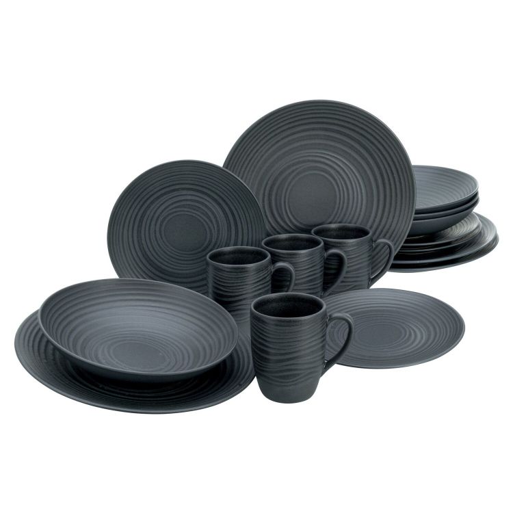 Lava Stone black - Kombiset 16-tlg