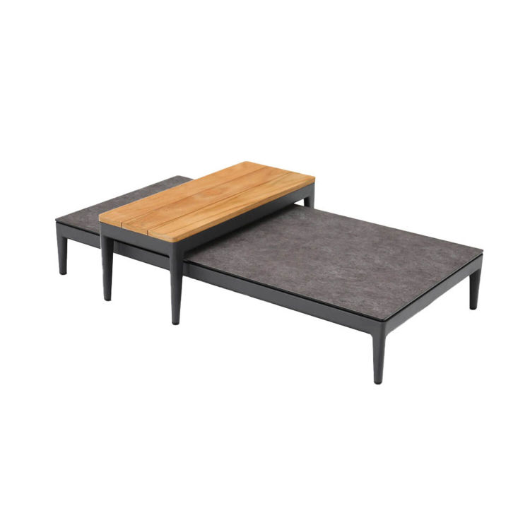 Set de 2 tables basses Athene