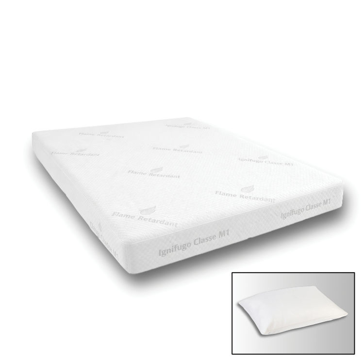 Coprimaterasso Jersey IGNIFUGO Elasticizzato, Coprimaterasso Anallergico in Poliestere, certificato e omologato Made in Italy, JERSEY ANTIFIRE PILLOWCASE