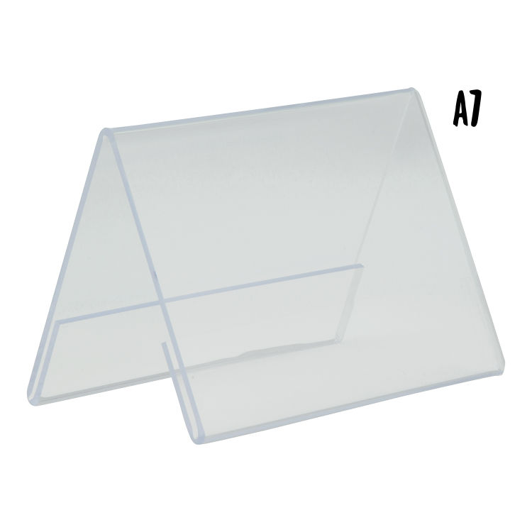 Transparenter Plakathalter - Vertikal - Acryl - Doppelseitig