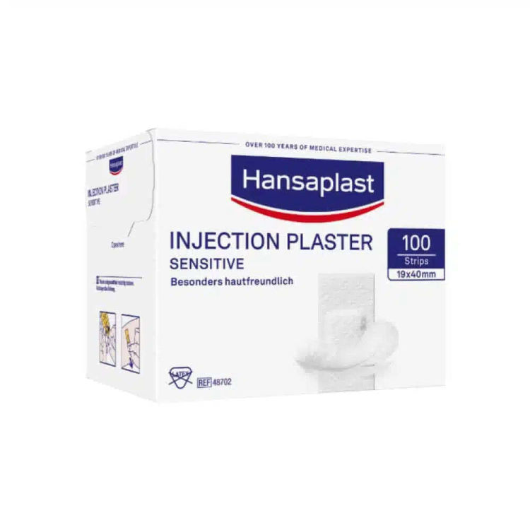 Hansaplast Sensitive 100 Injektionspflaster 4cm x 1,9cm - 100 Stk.
