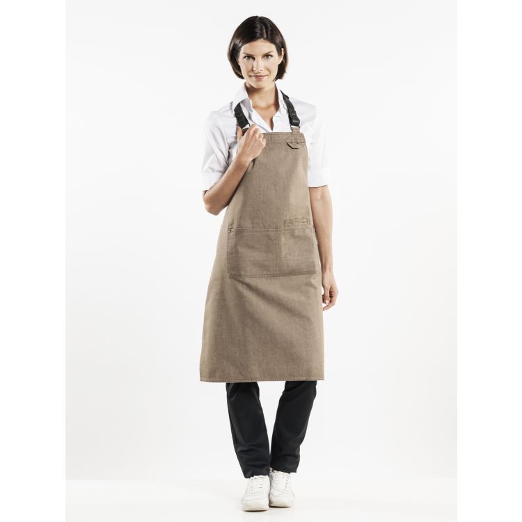 Latzschürze Forene Mud Denim W7090