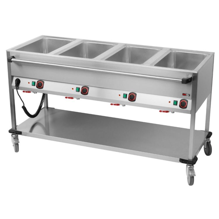 Bain-Marie-Wagen-Fahrbar 3x GN 1/1