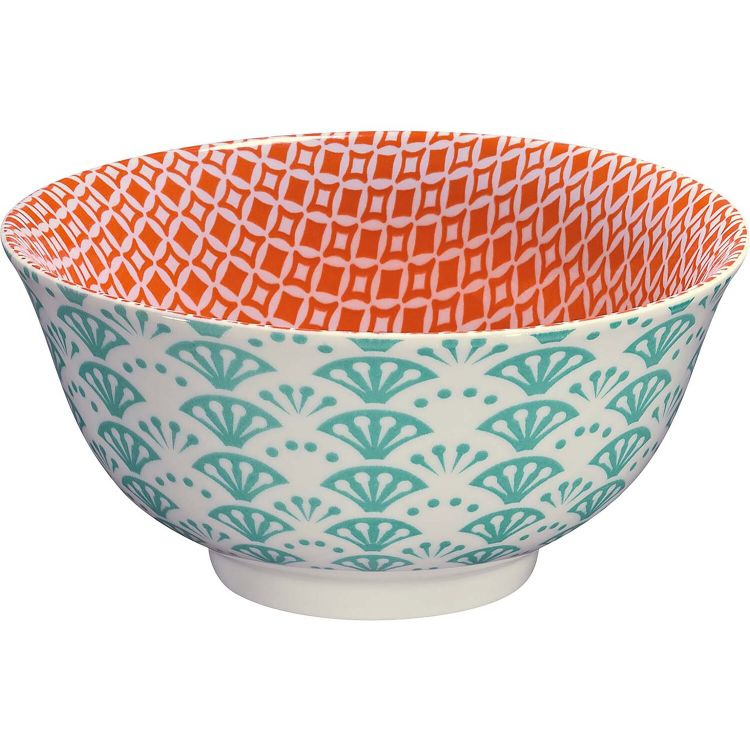 Schüssel 'Fächer' aus Porzellan, Ø 15,5 cm