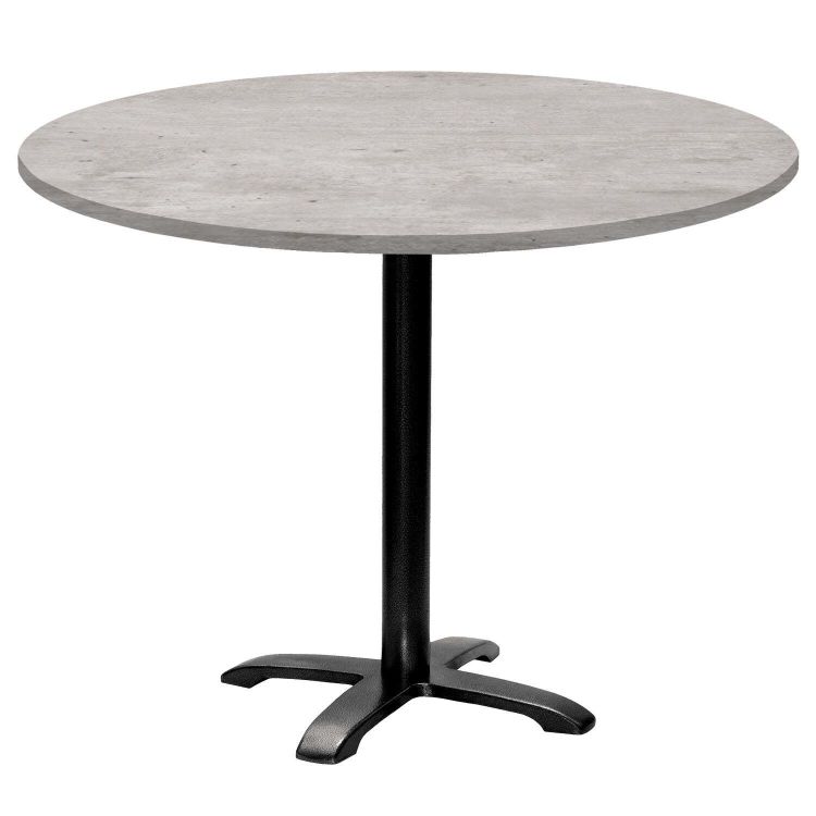Table Bazila ronde - décor pierre