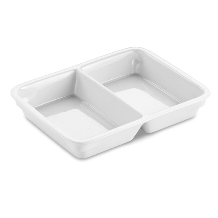 Schale 1/2 geteilt, spülmaschinengeeignet