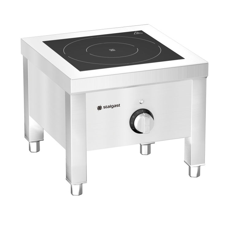 Induktions-Hockerkocher, 400x400x380 mm, 5 kW, 400V