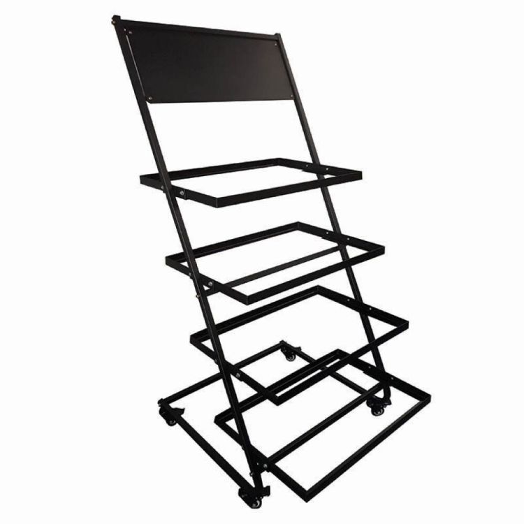 Ardenne Presentoir Fer Noir Vide 65X74X142