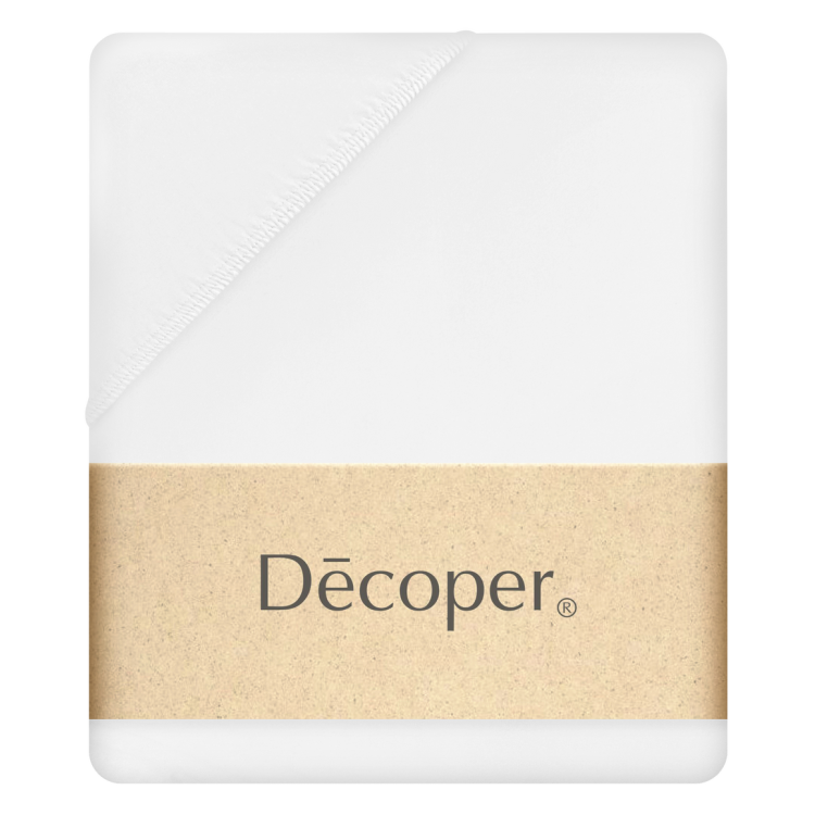 Decoper ® Mako-Feinjersey Spannbettlaken aus 100% Baumwolle