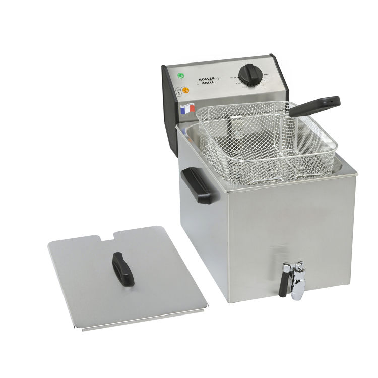 Friteuse ROLLER GRILL avec robinet de vidange