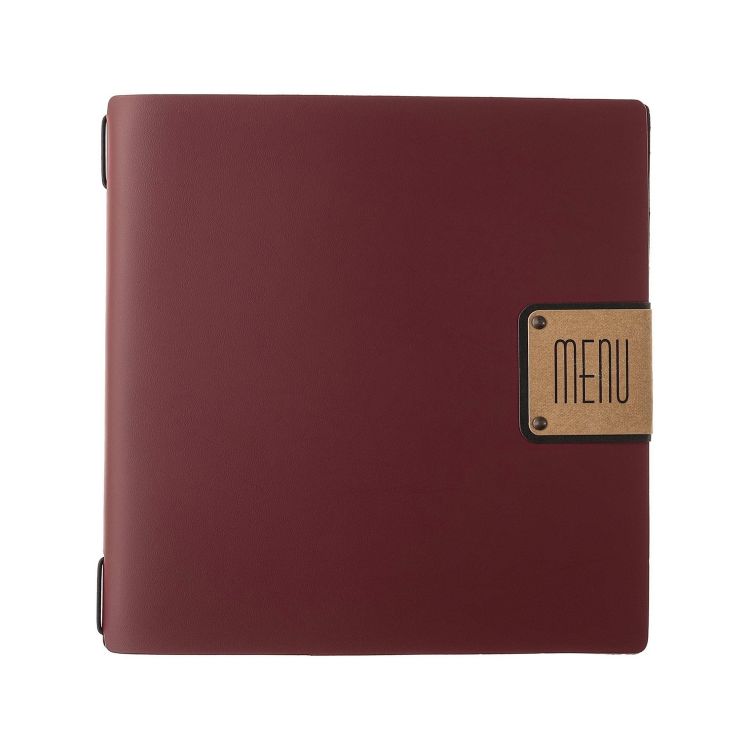 Porta Menu PORTOFINO QUADRATO BORDEAUX
