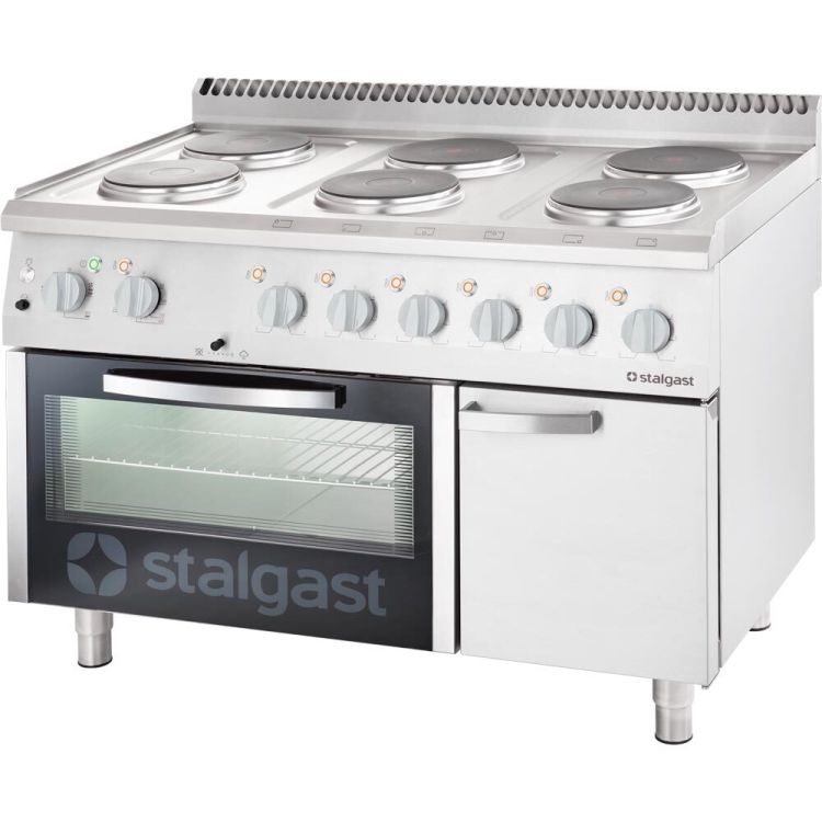 Cuisinière électrique avec four électrique (GN 1/1), série 700 ND, 4 plaques (6x2,6 kW)