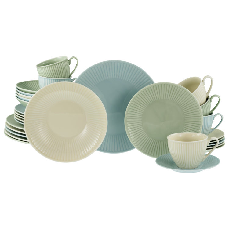 Valencia pastell - Kombiservice 30-tlg