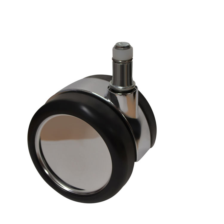 Hartbodenrollen ROC 9997c, Blende und Rücken Chrom