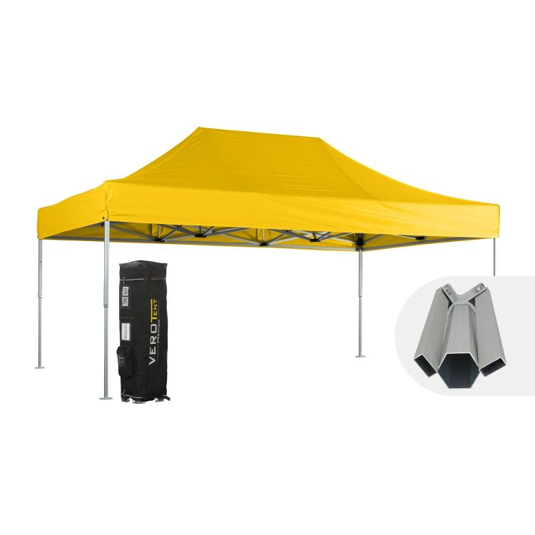 VeroTENT Faltpavillon 4x6m Budget50 mit Dach