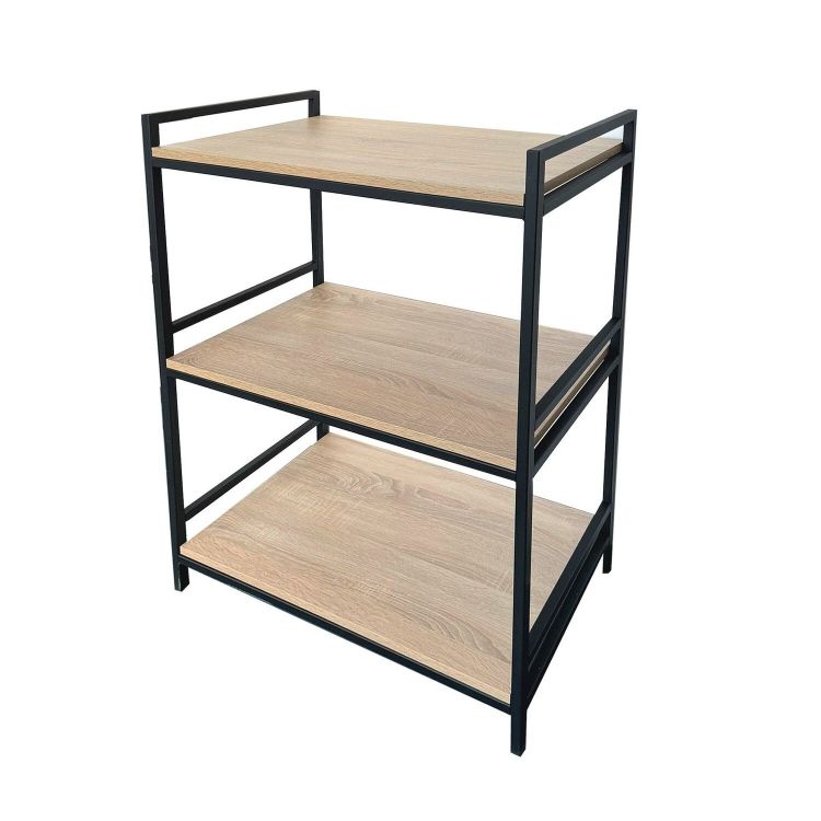 BLACK PURE Professional Modell 3 niedrig mit drei festen Fachböden